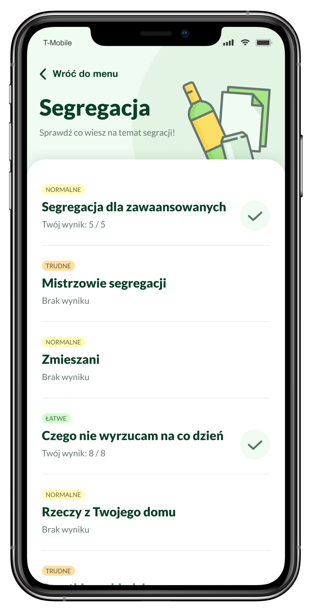 Aplikacja mobilna edukująca w zakresie segregacji śmieci dla gminy Kępno
